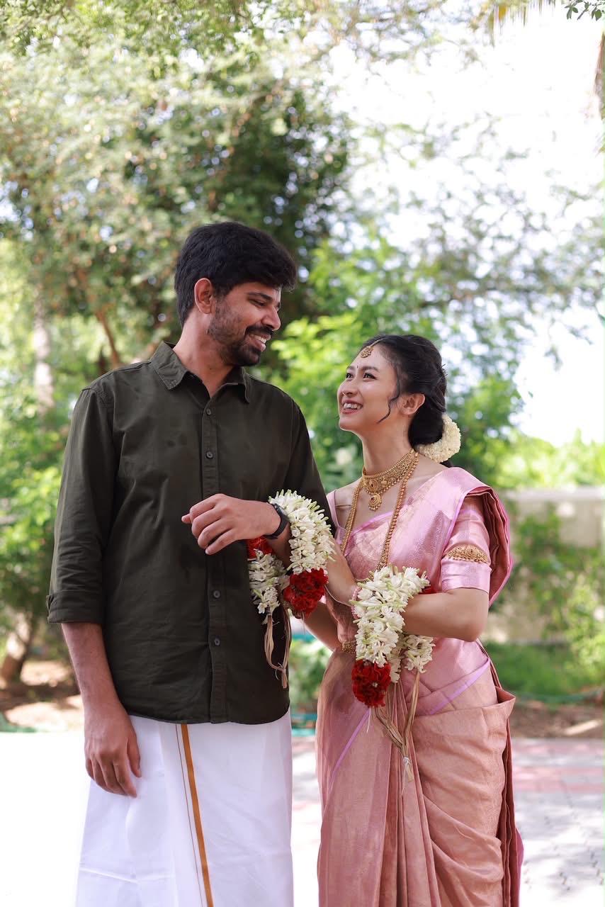 Vijay and Yati celebrating together
